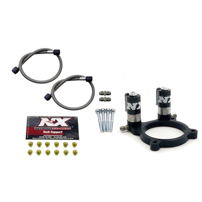 Ford F-150 Nitrous Plate - Nitrous Express - Spraybarless Technology with Integrated Solenoids - `10-`27